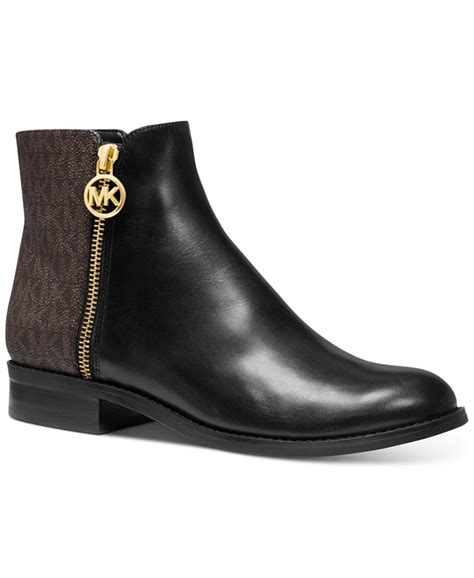 michael kors lainey flat booties|Michael Michael Kors Lainey Flat Bootie .